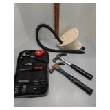 Tool kit, hammers & air pump