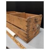 Wood crate & Broadwater Hotel Helena Mt print