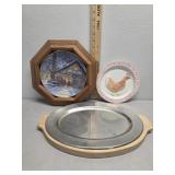 Plates and serving tray