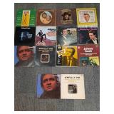 12 record albums Johnny Cash, Waylon & Willie,