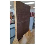 > Free standing large pegboard w/ hooks