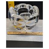 Royal Copenhagen Denmark "Lotus" large crystal