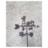Weather vein yard decor