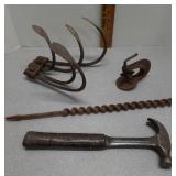 Old tools - steampunk industrial decor