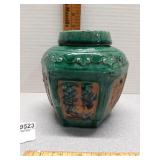Chinese hexagonal jinger jar
