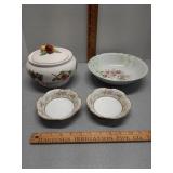 Bavaria, German porcelain & Teleflora bowls