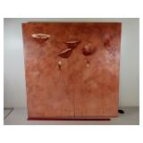 > Floral canvas picture 40"x40" wall decor