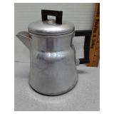 Wear-Ever aluminum 8 cup percolater coffee pot w