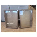 2 Display cases 17x24