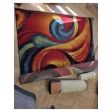 Rugs and underlay 63"