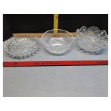 American Brilliant cut glass crystal bowl +