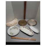 Castleto, KPM, Three Crowns & other plates &