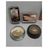 4 paperweights: Central States Life Insurance,