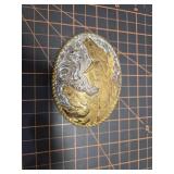 Horse belt buckle, Crumrine