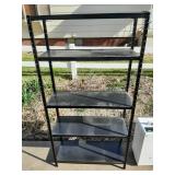 Metal shelves 31wx60h12d