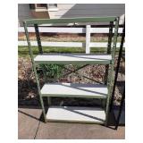 Metal shelves 30wx46 1/2hx9d