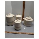 McCoy canisters & soup tureen