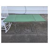 Metal folding table