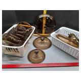 Pyrex visionware glass pan/pot lids kitchenware