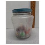 Ball Barrel shaped glass jar