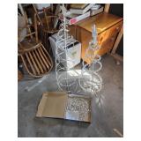 3 light up Christmas trees