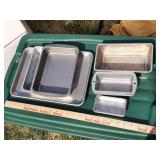 Cookie sheet, baking pans, loaf pans