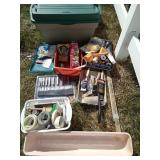 Large assortment of paint supplies w tote!