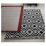 2 area rugs - each approx 5