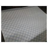 Large chenille bedspread lattice design minor