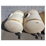 150gal saddle tank pair