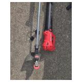 Craftsman trimmer, blower, 2 batteries and