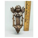 Cast iron angel door knocker
