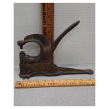 Plymouth Rock leather press / riveter