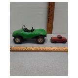 Tonka metal Dune Buggy & Tootsie Toy pickup