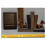 Scottie Dogs Bookends & Avon 15cent Liberty stamp