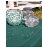 L.E. Smith rabbit candy dish & more!