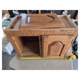 Cabinet with doors on both sides