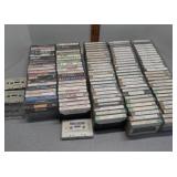 Cassette music tapes - vintage rock
