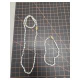* Fresh water pearl jewelry set