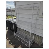 6ft shelving unit adjustable shelves