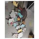 Rabbit and turkey cut outs