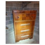 Art deco Waterfall dresser 48" h 30" w x 17" d