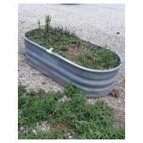Galvanized 45" x 20" planter