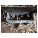 Cobbler anvil, tool box+