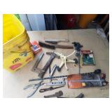 Mix tools,  yard, bucket & more
