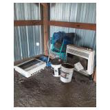SW corner: heaters & more