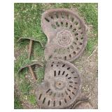 Tractor seats and stand