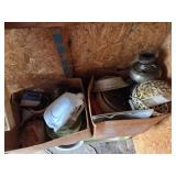 Contents of shed corner