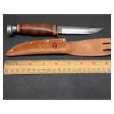 * Ka-Bar knife & leather sheath