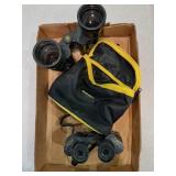 2 pair binoculars